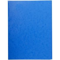25 Exacompta Sammelmappen, Colorspan-Karton, 390 g/m², DIN A4, 3 Klappen, blau