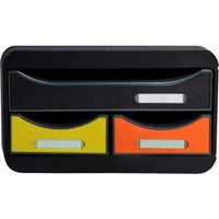 Exacompta Schubladenbox Small-Box "Iderama", DIN A4+, 3 Schubladen, regenbogen – Ansicht 1