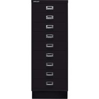 BISLEY Schubladenschrank "MultiDrawer" DIN A3 mit 9 Schubladen schwarz – Ansicht 1