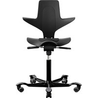 HAG Bürodrehstuhl "Capisco Puls 8010" Gestell: schwarz,Stoff: "Cura" black