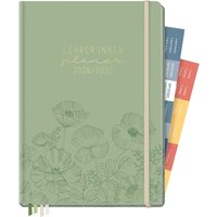 Häfft Lehrer*innen-Planer DIN A4+, 2026/27, green poppy