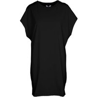 MELA Bio-Damen-T-Shirt-Kleid 'SUNEA' mit Rundhalsausschnitt, schwarz, Gr. L – Ansicht 1