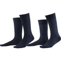 2er-Pack Living Crafts Bio-Herren-Socken "Arni" navy, Gr. 39/42