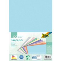 folia Tonpapier "Pastell" 130g/m², DIN A4, 100 Blatt – Ansicht 1