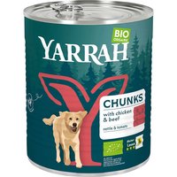 YARRAH Bio-Nassfutter in Soße für ausgewachsene Hunde, Rind, 820 g – Ansicht 1