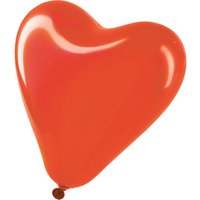 100 Herzluftballons, ohne Aufdruck Umfang ca. 60cm
