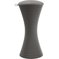 #wagnerdesignlab Bewegungshocker "3D ONE - L" Sitz gepolstert, grau – Ansicht 1
