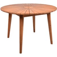 Gartentisch "FREMONT" Ø 110 cm, Akazie geölt