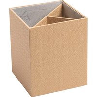 8 Exacompta Stifteköcher "Office By Me", 3 Fächer, 10,7x9x9 cm, beige – Ansicht 1