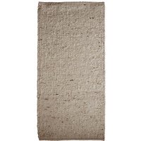 Schurwollteppich "Garmisch" 70 x 140 cm, grau-braun-mittel