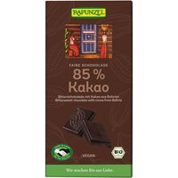 RAPUNZEL Bio-Bitterschokolade 85 % Kakao, 80 g