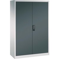 C+P Büroschrank Acurado, H1950xB1200xT500mm, Lichtgrau/Anthrazitgrau – Ansicht 1