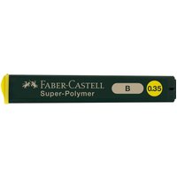 12 Faber-Castell Ersatzmine für Druckbleistifte "Super-Polymer" 0,35 mm B