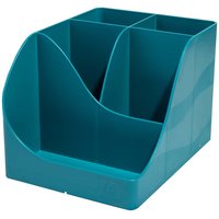 4 Exacompta Stifteköcher Pen Wave "Skandi", pazifikblau – Ansicht 1