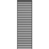 Lamellenwand horizontal 123 cm für Terrassenüberdachung "Cadiz" – Ansicht 1