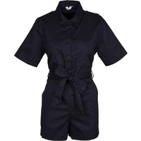 MELA Bio-Damen-Jumpsuit kurz "SANELA" navy, Gr. S – Ansicht 1