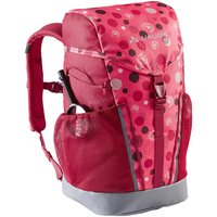 VAUDE Kinder-Rucksack 'Puck 10' mit reflektierenden Aufdrucken, bright pink/cranberry