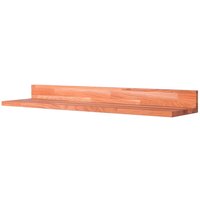 Wandregal "KALLE" B 80 cm x T 20 x H 8 cm, Eiche geölt – Ansicht 1