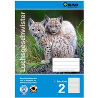 BUND Heft A5 Lineatur 2 für die 2. Klasse – Ansicht 1