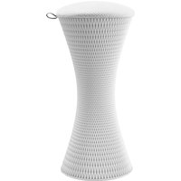 #wagnerdesignlab Bewegungshocker "3D ONE - L" Sitz gepolstert, weiß
