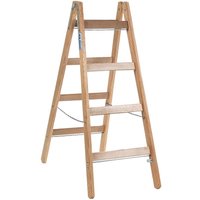 Klapp-Holzleiter 2x4 Sprossen