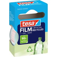 tesafilm "CRYSTAL RECYCLED" 19 mm x 10 m, 1 Rolle – Ansicht 1