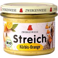 Zwergenwiese Bio-Brotaufstrich "Kürbis und Orange", vegan, 180 g