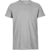 Neutral Bio-Herren-T-Shirt mit Rundhalsausschnitt grau, Gr. M – Ansicht 1