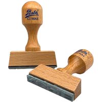Standard-Textstempel aus Buchenholz "SACHLICH RICHTIG"