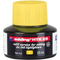 edding Nachfülltinte "HTK25" für Textmarker 24, gelb