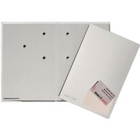 Unterschriftenmappe DIN A4 mit 20 Fächern, silber