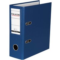 10 Falken Ordner, kaschierter Karton PP, 250 g/m², DIN A5 hoch, RB 80 mm, blau