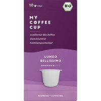 MY COFFEE CUP Bio-Kaffeekapseln "Lungo Bellissimo" 10 Stk.