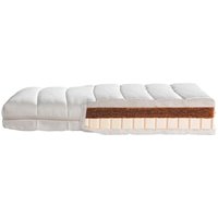 Lonsberg Kindermatratze aus Naturlatex/Kokos, Schurwoll-Auflage, 60 x 120 cm