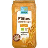 PURAL Bio-Gebäckstangen "Käse" aus Blätterteig, 125 g