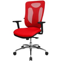 Topstar Bürodrehstuhl "Sitness Net Pro 100" mit Armlehnen rot