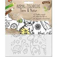 MAL MICH BUNT Ausmal-Tischdecke "Tiere" – Ansicht 1