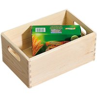 KESPER Aufbewahrungskiste aus Kiefernholz, mit Griffen, 30 x 20 x 14 cm – Ansicht 1