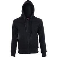 Living Crafts Bio-Herren-Kapuzenjacke "Cameron" schwarz, Gr. XL