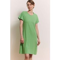 tranquillo Bio-Damen-Midikleid "Inoaa" aus Baumwoll-Leinen-Mix, peppermint green, Gr. S