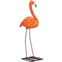 Konstsmide LED-Dekolicht "Flamingo" H 110 cm, aus Acryl, 96 Dioden