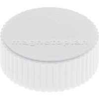 10 magnetoplan Magnete 'Discofix magnum' weiß – Ansicht 1