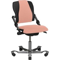 HAG Bürodrehstuhl "H03 340" Gestell: silber, Stoff: Select light blush