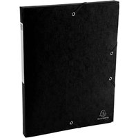 10 Exacompta Archivboxen "Scotten" aus Colorspan, 600 g/m², DIN A4, schwarz, RB 25 mm – Ansicht 1