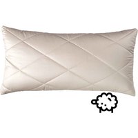 Prolana Kamelflaumhaar-Steppkissen 40x80cm S. 700g SSW-Kügel.