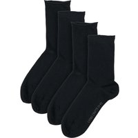 Living Crafts 2er-Pack Bio-Damen-Socken 'Alexis', black, Gr. 35/38 – Ansicht 1