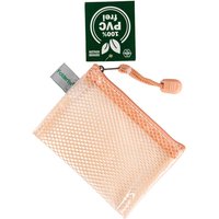 FolderSys Kleinkram-Beutel "Candy Bag" mit RV, DIN A7, EVA, pastell apricot transparent – Ansicht 1