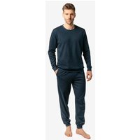 Living Crafts Bio-Herren-Schlafanzug "ALVAR", dark navy, Gr. XXL – Ansicht 1