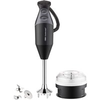 ESGE Stabmixer "Zauberstab M 200 BBQ", schwarz, 200W, bis 17.000 U/Min, inkl. Zubehör