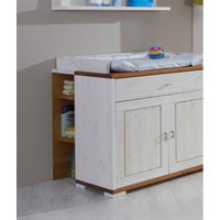 Regal für Wickelkommode "VITA" B100xT80xH90 cm, Kiefer weiß/provence